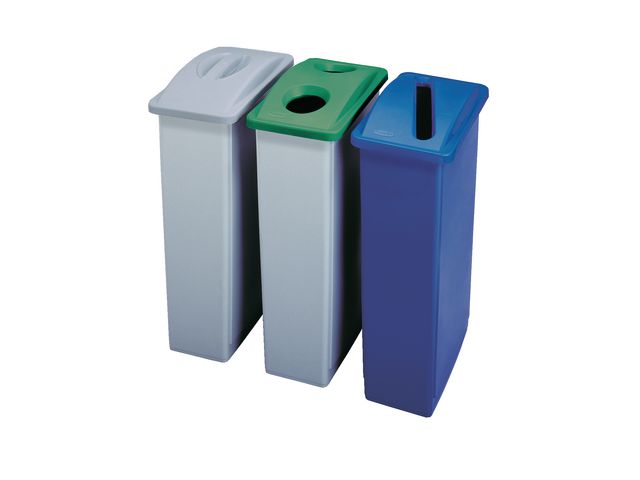 Lock till papperskorg Slim Jim® grå